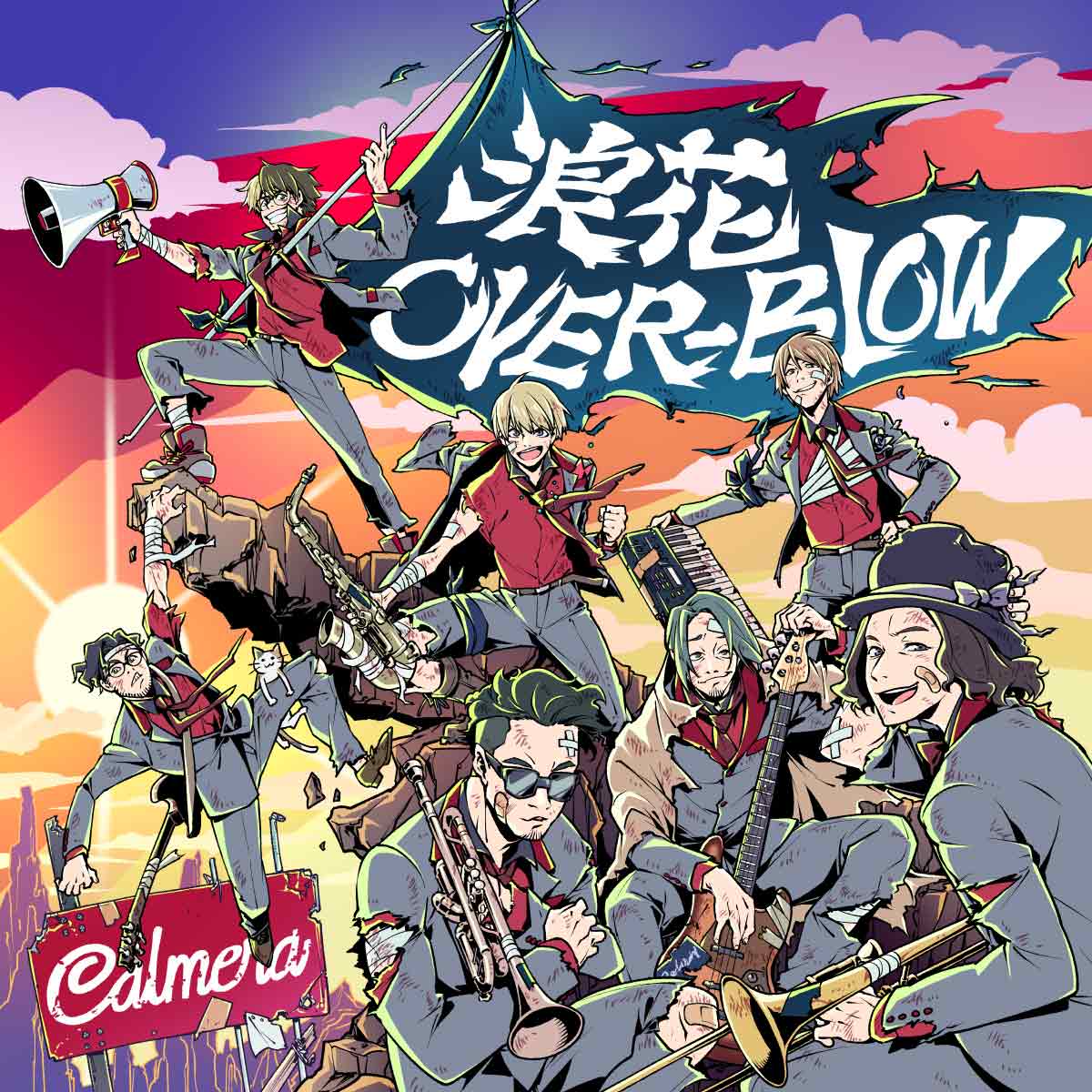 Calmera　11thアルバム『浪花OVER-BLOW』ジャケット